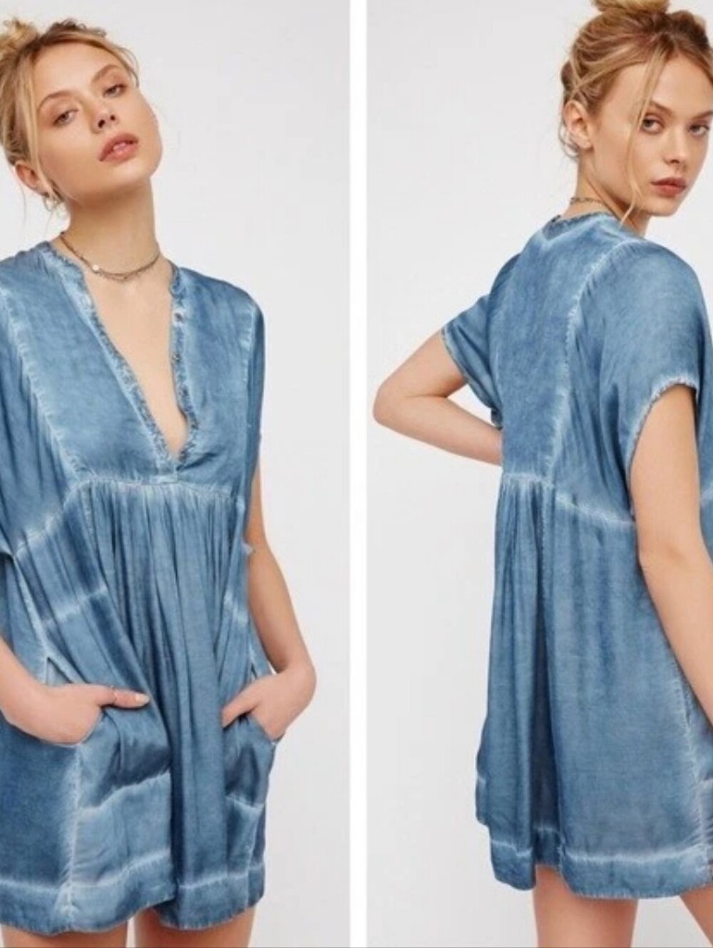 Free People NWTs Rowan BohoTunic Kimono Dress - Picture 2 of 6